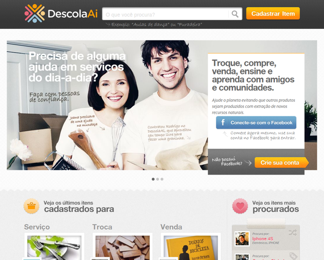 DescolaAí – troca e venda de produtos e serviços