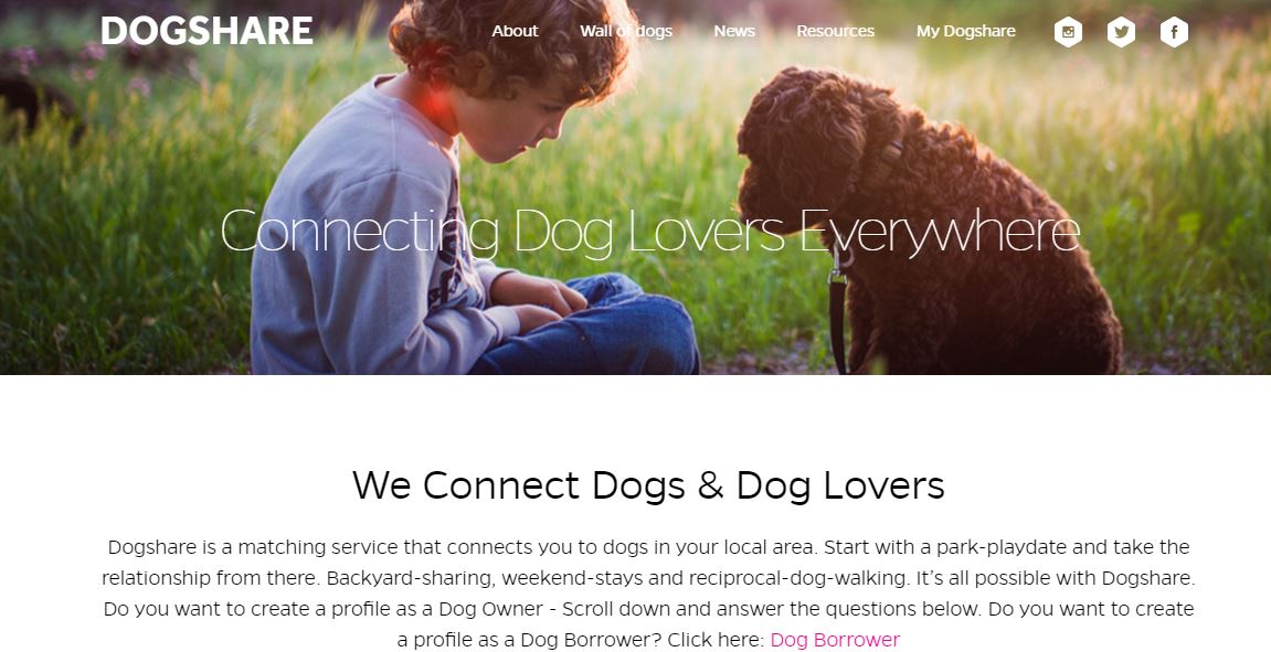 Dog Share, iniciativa compartilhada na área pet